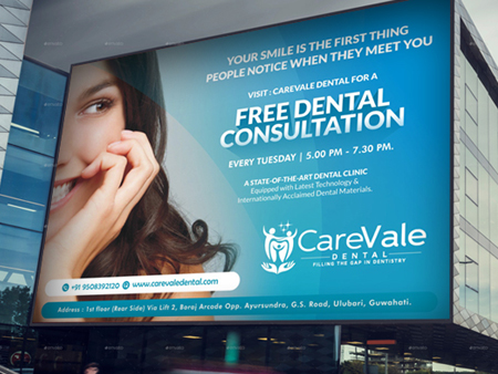 CareVale Dental Hoarding Design